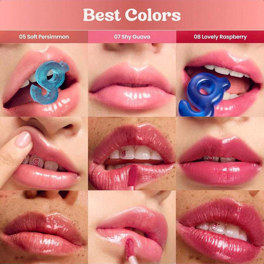 Colorgram Fruity Glass Tint 07 Shy Guava | Korean Long Lasting & Waterproof Lip Stain