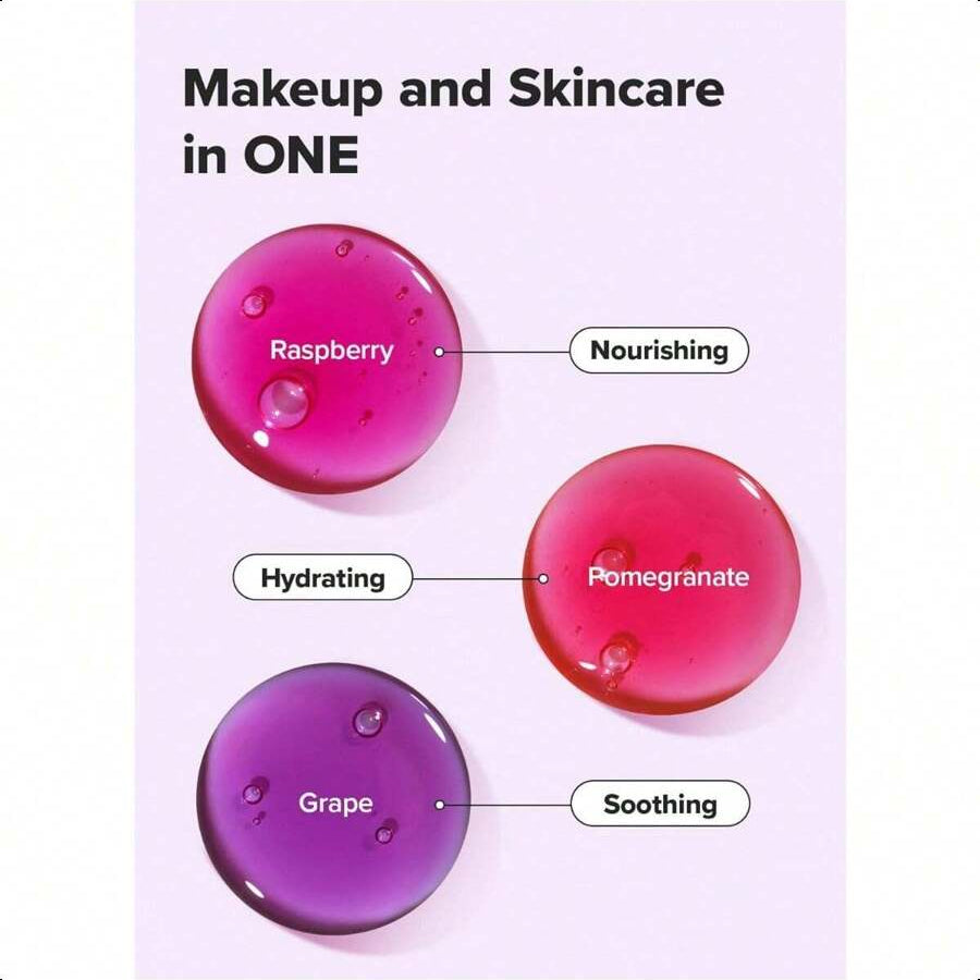 I Dew Care Lip Gloss - Glow Easy Raspberry 6ml/20 Oz | Jojoba Seed Oil, Vitamin C