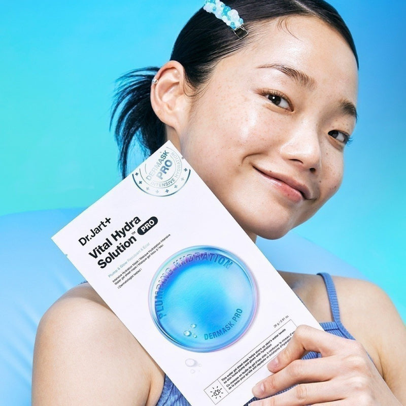 Dr Jart Dermask Vital Hydra Solution Pro Hyaluronic Lasting Hydration Mask  5pcs/box
