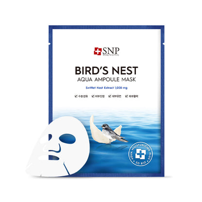 SNP バーズネスト アクアアンプルマスク 25ml x 10個 オフラインショップ