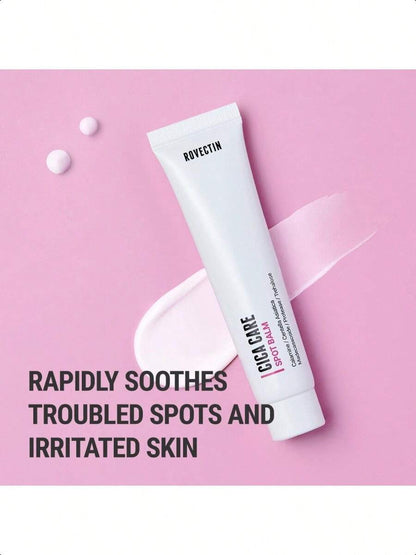 Rovectin Cica Care Face Balm 40ml/1.4 Oz - Immediate Redness Relief Face Moisturizer For Acne Prone, Sensitive Skin
