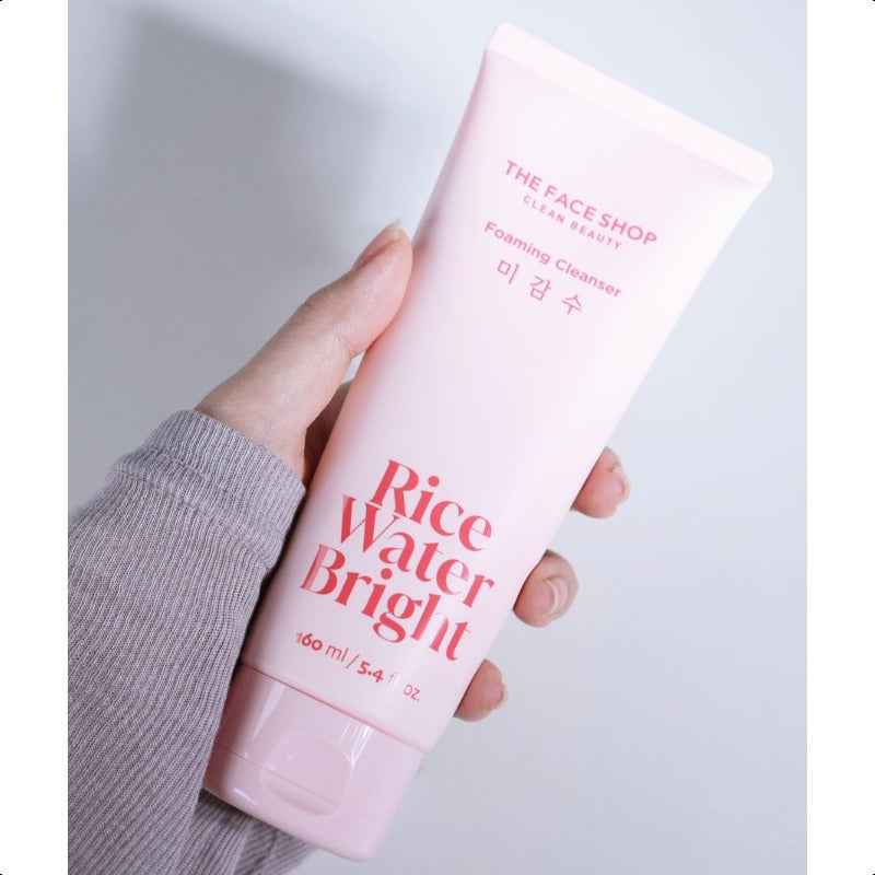 THE FACE SHOP Rice Water Bright Foaming Cleanser 160ml