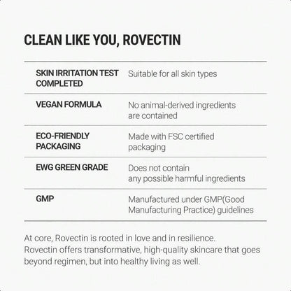 Rovectin Cica Care Face Balm 40ml/1.4 Oz - Immediate Redness Relief Face Moisturizer For Acne Prone, Sensitive Skin