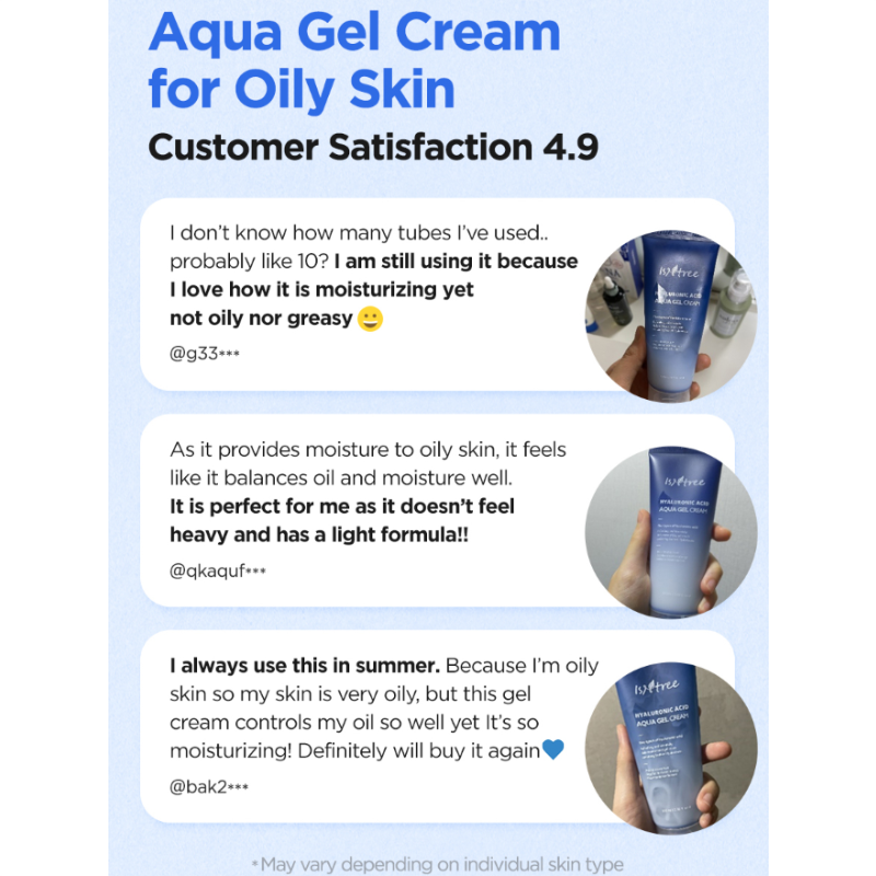 Isntree Hyaluronic Acid Aqua Gel Cream 100ml