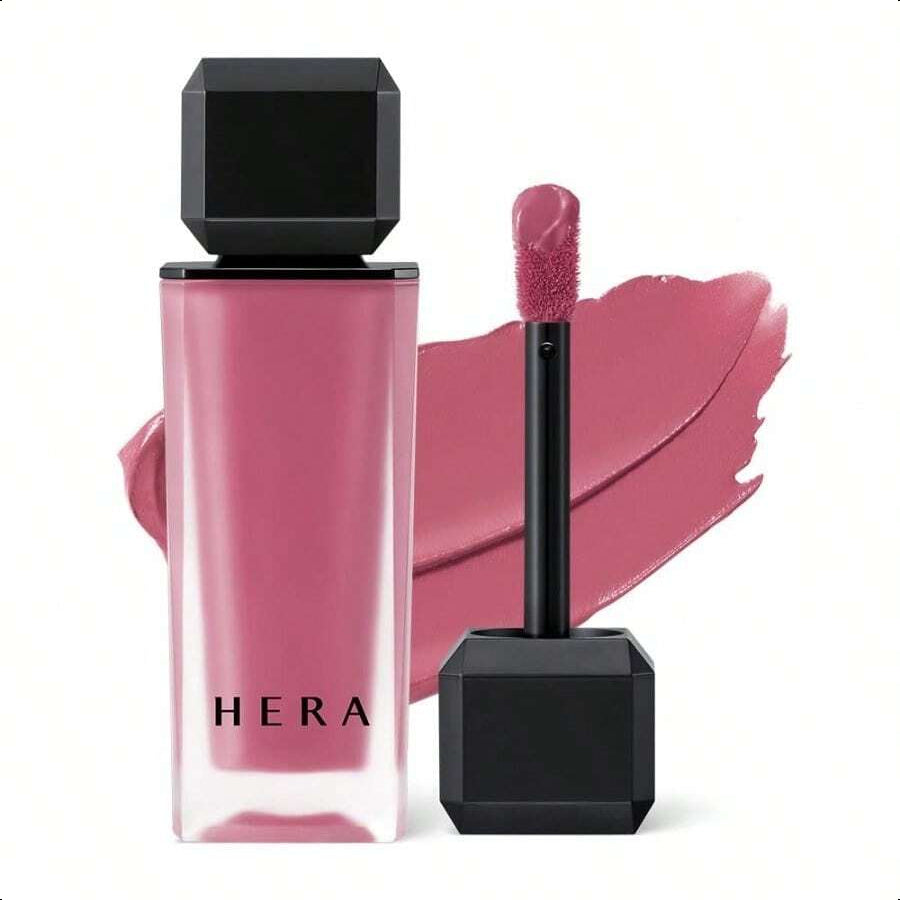 Hera Sensual Powder Matte Liquid Lipstick #169 SEOUL CHERRY | Nourishing And Long-Lasting, Smooth & Soft Velvet Finish, Korean Lip Makeup, 0.17 Oz. (5g)
