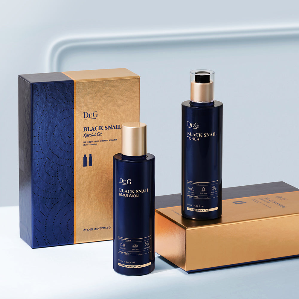 DR.G Black Snail Toner 150ml + Emulsion 150ml Special Gift Set 1Set