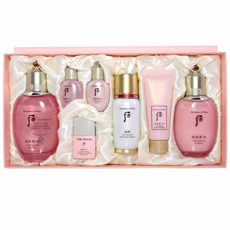The History of Whoo Gongjinhyang Soo Vital Hydrating 3pcs Set 7 Items Love Box