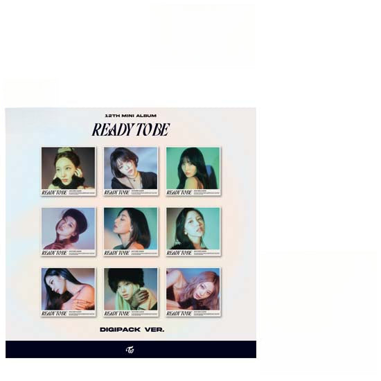 WITHMUU TWICE 12th Mini Album 'READY TO BE' (Digipack Ver.)