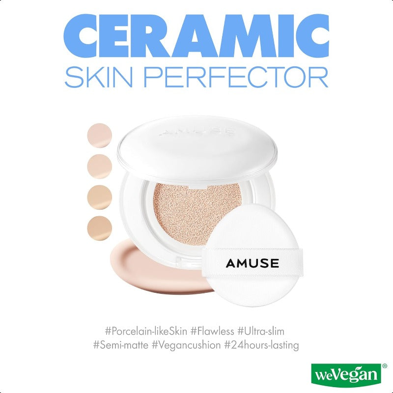 Amuse SEOUL Ceramic Skin Perfector Cushion Foundation(15g / 0.52oz.)