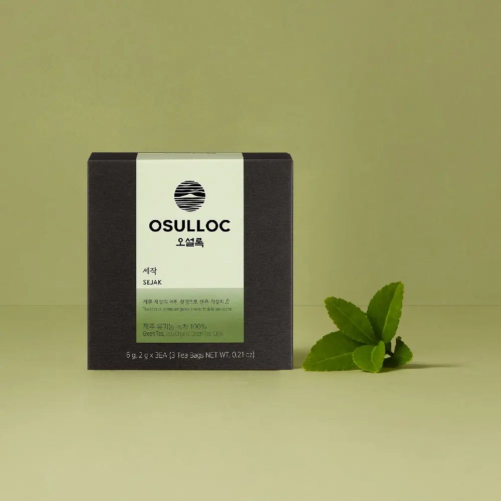 OSULLOC SEJAK Jeju Early Spring Green Tea 2g×3 Tea Bags