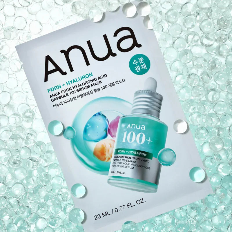 ANUA PDRN Hyaluronic Acid Capsule 100 Serum Mask 10PCS