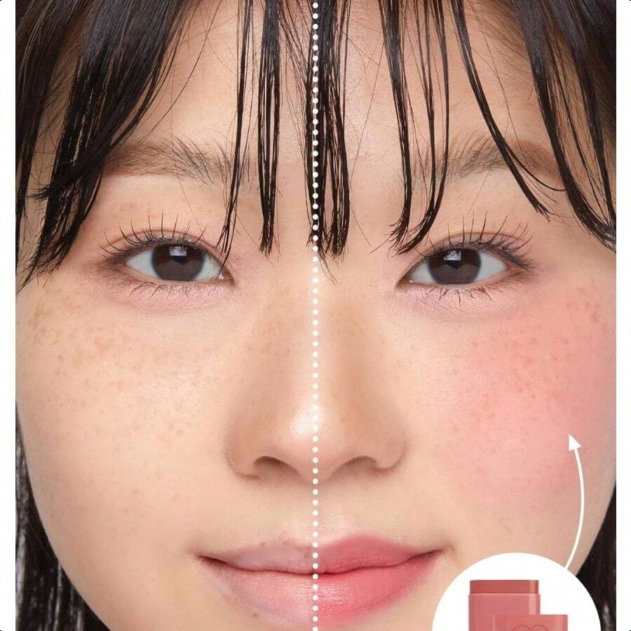 Kaja Cheek & Lip - Dewy Bar 06 Grapefruit Gelato 10g/0.35 Oz | Creamy Blusher And Balm Multi-Stick | Infused With 45% Moisturizing Oil