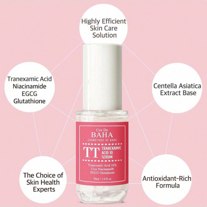 Cos De BAHA Tranexamic Acid 10% Serum For Face/Neck 30ml/1.01 Oz