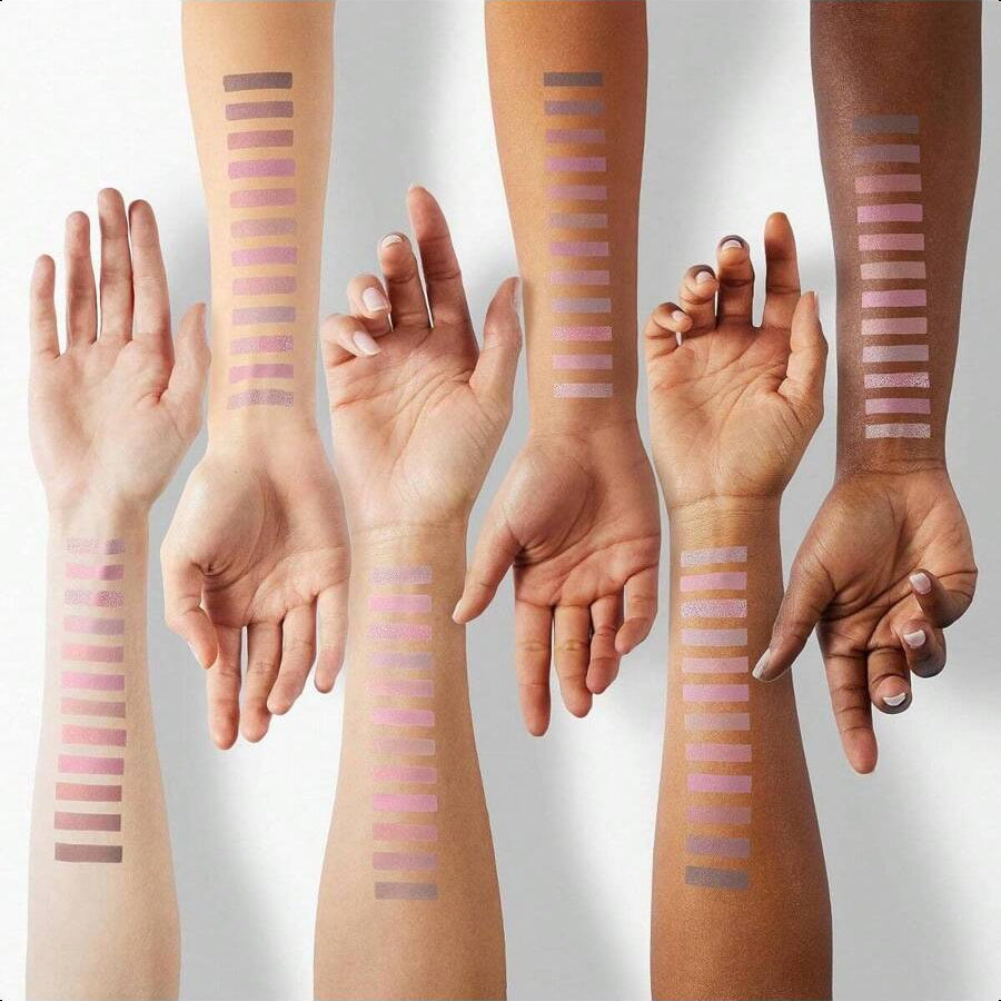 Colorgram Pin Point Eyeshadow Palette 02 Pink+Mauve= | Ultra-Blendable Matte, Glitter