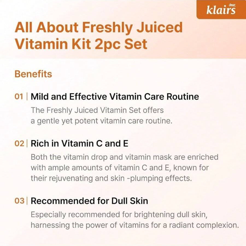 Dear, Klairs Ultimate Kit For Revitalizing Dull Skin 35ml
