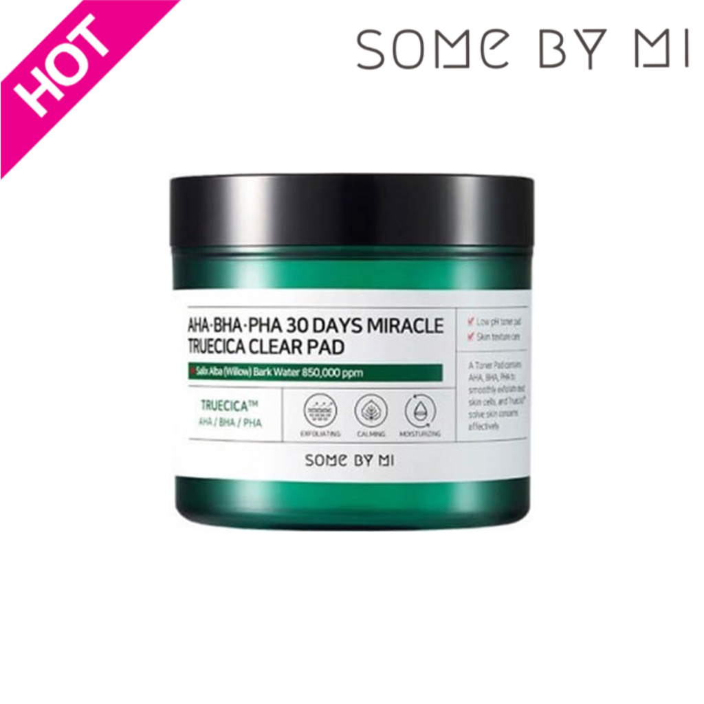 SOMEBYMI Aha Bha Pha 30 Days Miracle Truecica Clear Pad 125 мл Все для красоты из Кореи