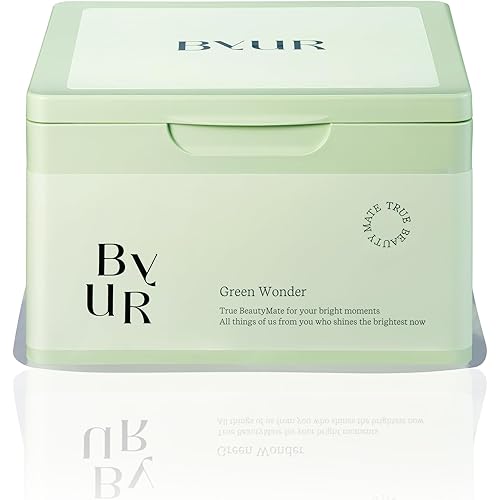 ByUR Face Pack Sheet Mask Face Mask Large Capacity Type 30 sheets Pores Rough skin Daily Aqua Serum Mask (Soothing Green)