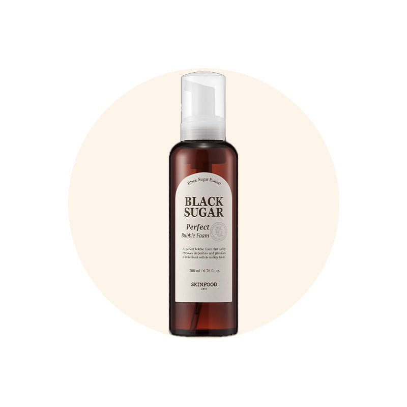 [SKINFOOD] Black Sugar Perfect Bubble Foam 200ml