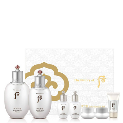 THE HISTORY OF WHOO Gongjinhyang Seol Radiant White 2pcs Special Set - New