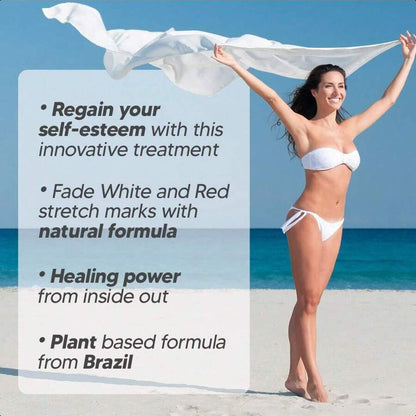 CICATRI Deep Stretch Mark Removal Cream 150ml/5.29 Oz - Innovative Formula With Pure And Powerful Natural Ingredients From Brazilian Flora - For All Stretch Marks & Skin Types.
