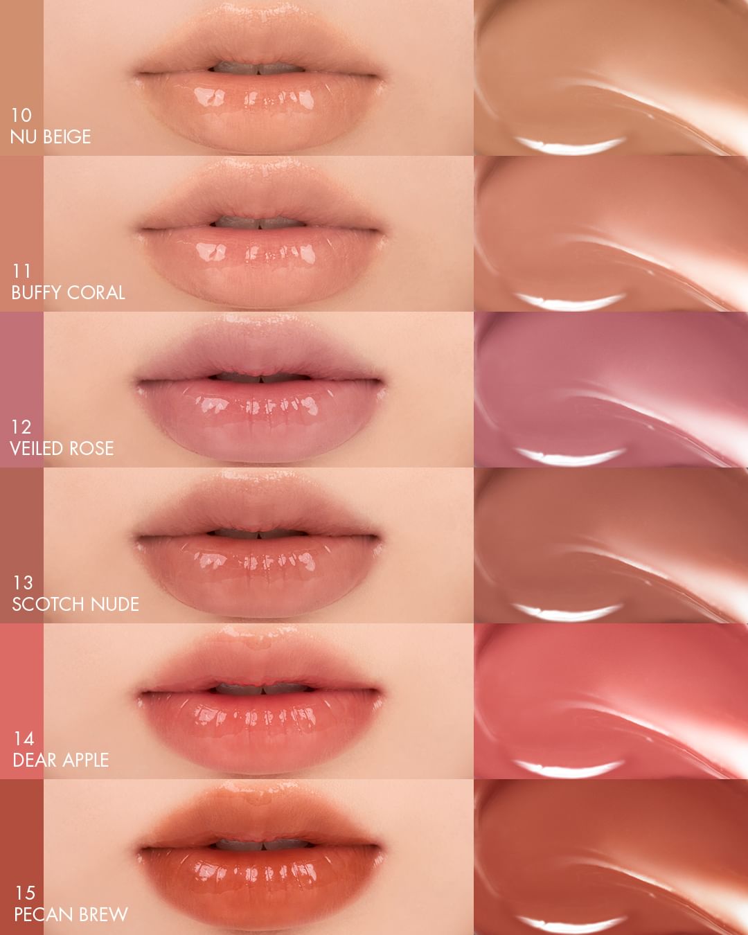 Rom&nd Glasting Melting Lip Balm 3.5g (15Shades)