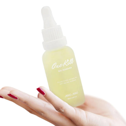 Jello Jello Peel Off Base Gel 10ml+ Exclusive One Kill Gel Nail Remover 30ml Set