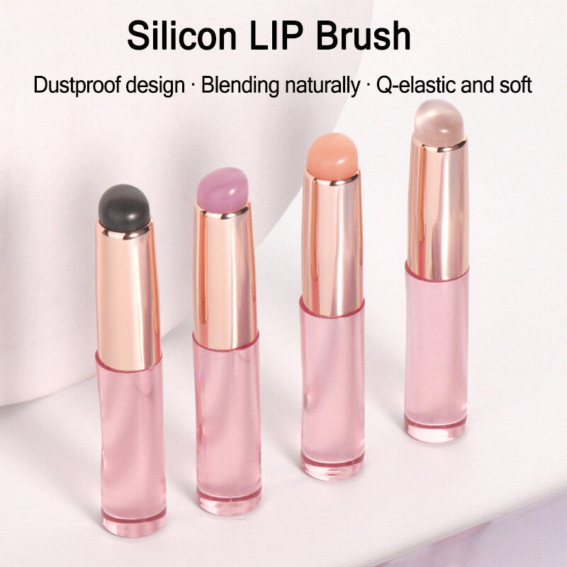 [100% Original] Inhak Soft Silicone Lip Brush | Multifuntional Makeup Brush | Lipstick Smudge Brush