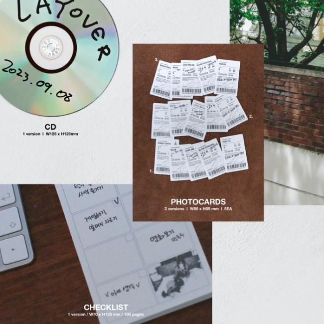 BTS V Solo Album Layover Standard Ver.