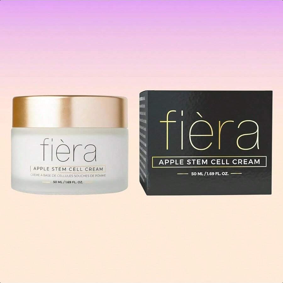 Fiera 24-Hour Rejuvenating Face Cream With Apple Stem Cells 50ml/1.69 Oz - Anti-Aging Moisturizer For Mature Skin, Day