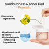 Numbuzin No.4 Pore Zero Peeled Egg Toner Pad 190ml / 70 Pads