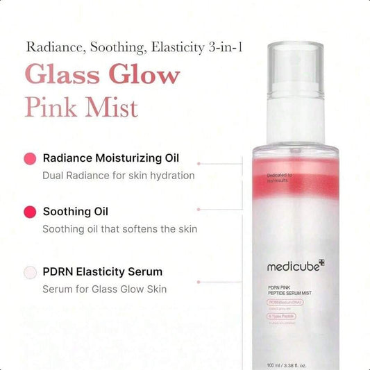 Medicube Pdrn Pink Peptide Spray Serum 100ml