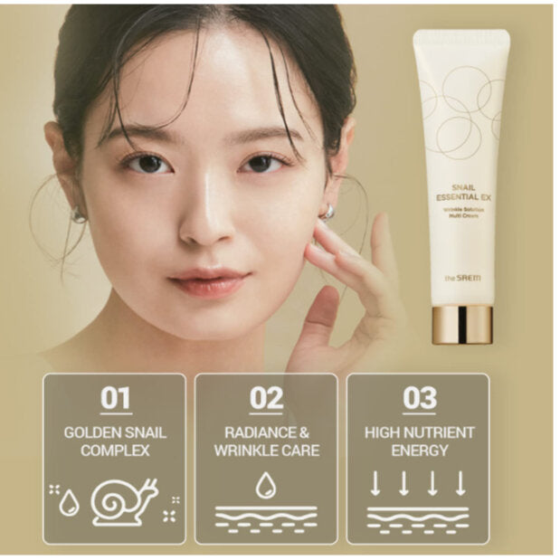 [the SAEM] Snail Essential EX Wrinkle Solution Multi Cream 60ml