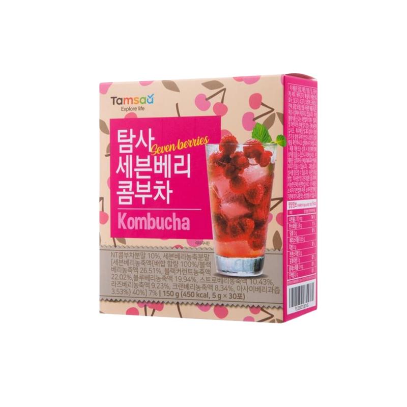 Teazen Kombucha Korean Kombucha Powder - Berry Peach Lemon Pineapple Citron