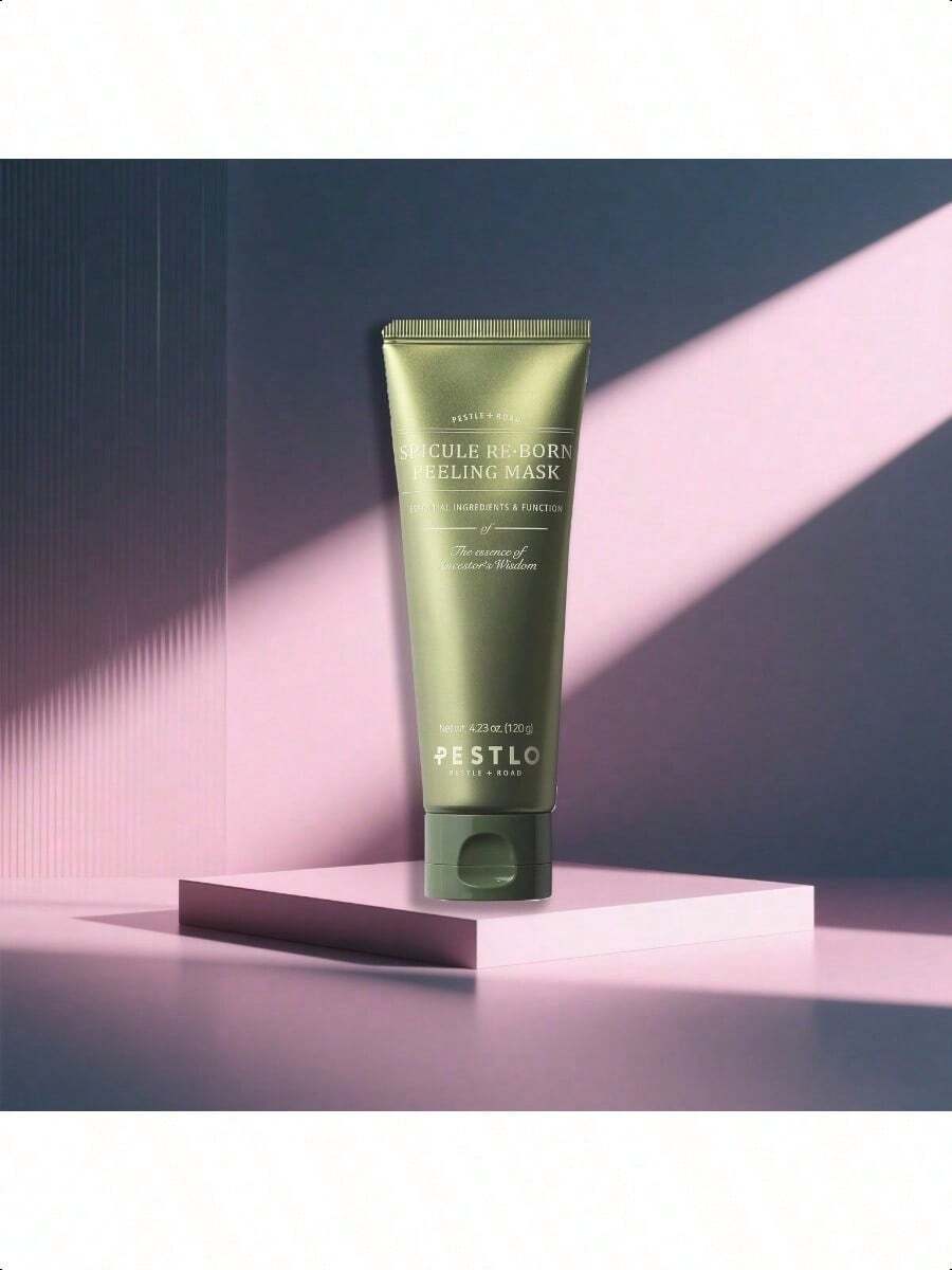 PESTLO Spicule Re-Born Exfoliating Peeling Mask 4.23 Oz./120ml - Gentle Exfoliation, Nourishing, Hydrating, Sebum Control, Soothing, Radiant Skin, Pore Tightening, All Skin Types