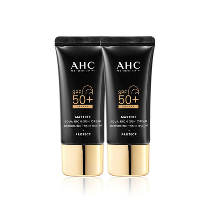 AHC Masters Aqua Rich Sun Cream 30ml Duo Set (Collaboration with Pak Seri)