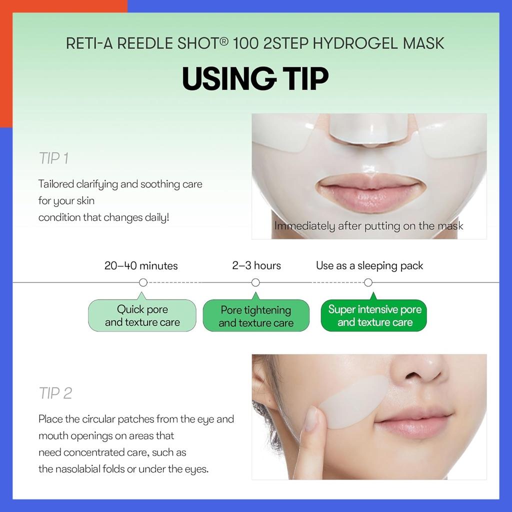 VT Reti-A Reedle Shot 100 2-Step Hydrogel Mask(34.5gx4ea)