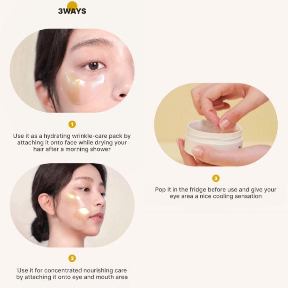 SNP Gold Collagen Dual Eye Patch 60pcs From KOREA