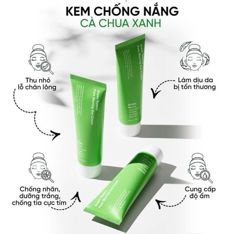 Sungboon Editor Green Tomato Pore Blurring Sunscreen SPF50+ PA++++ 50ML