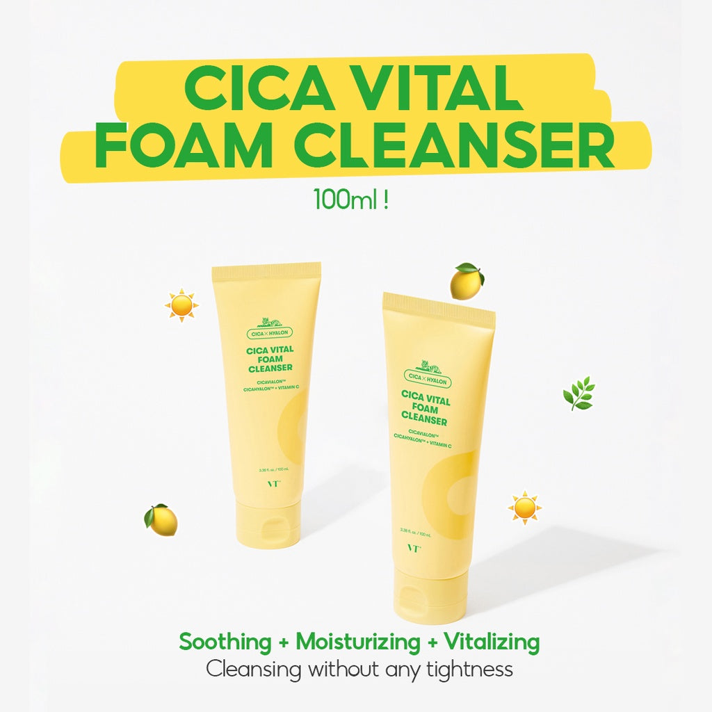 VT COSMETICS CICA VITAL Foam Cleanser 100ml