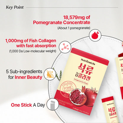 NUTRIONELIFE The Pomegranate Collagen  (20g x 14 sticks)