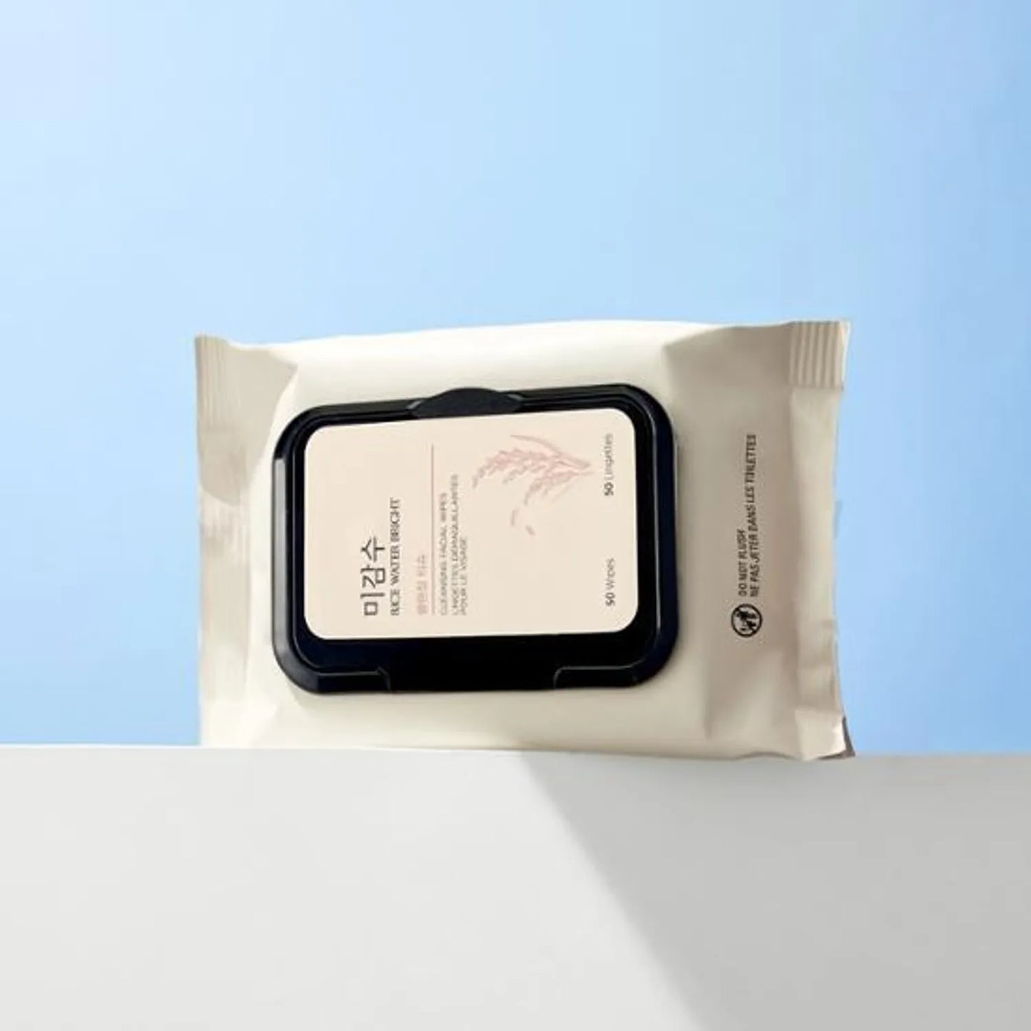 THE FACE SHOP Rice Water Bright Cleansing Wipes 50 Sheets