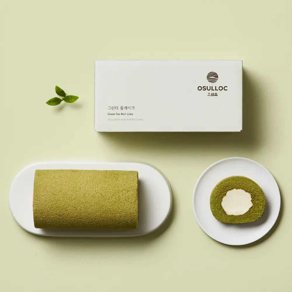 OSULLOC Green Tea Roll Cake 350g