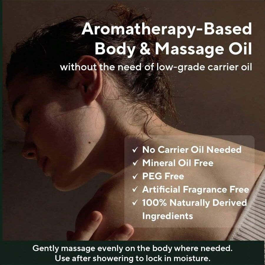 Aromatica Awakening Body Oil Peppermint & Eucalyptus Aromatherapy Oils 100/3.38 Oz