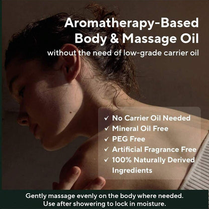 Aromatica Awakening Body Oil Peppermint & Eucalyptus Aromatherapy Oils 100/3.38 Oz