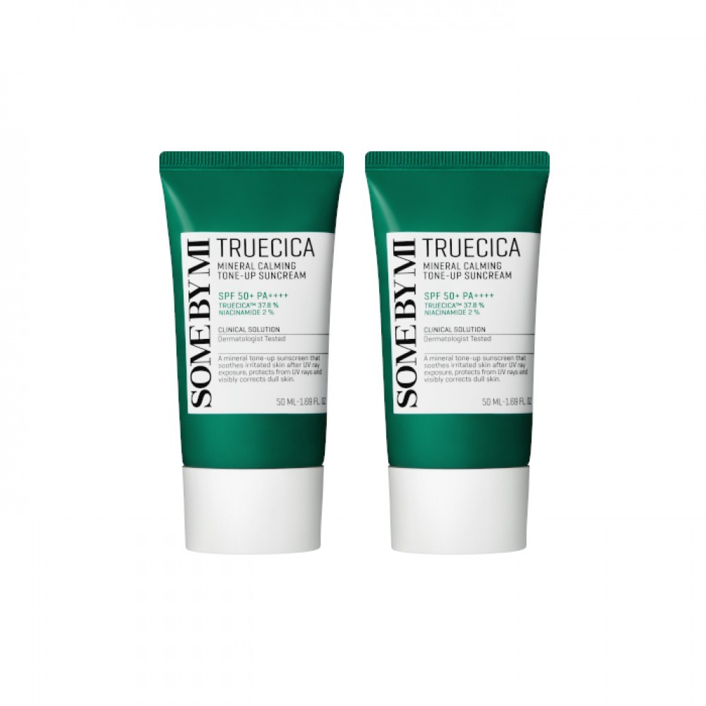 SOME BY MI Truecica Mineral Calming Tone up Suncream/aqua calming suncream SPF 50+PA++++ 50ml