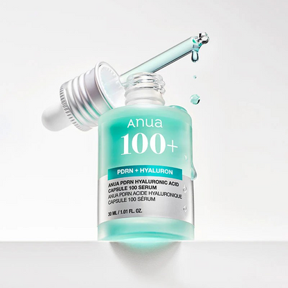 ANUA PDRN Hyaluronic Acid 100 Capsule Serum 30ml+30ml refill