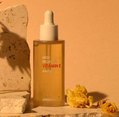 DERMASHARE Medi Propolis Vitamin E Ampoule 50ml – Glow-Boosting Shield for Tired Skin