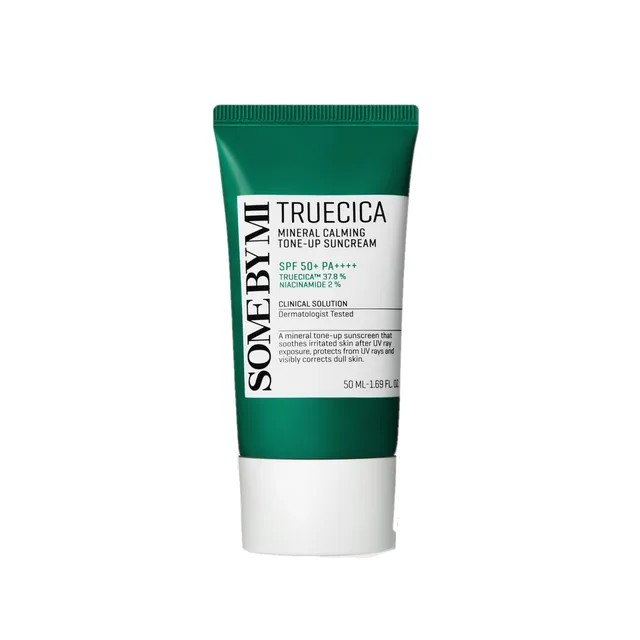 SOME BY MI Truecica Mineral Calming Tone up Suncream/aqua calming suncream SPF 50+PA++++ 50ml