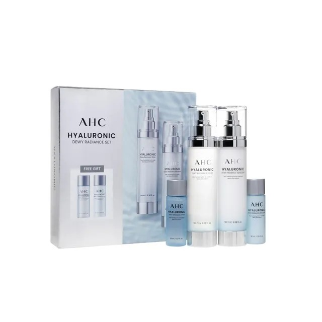 Набор для ухода за кожей AHC Hyaluronic Dewy Radiance (2x100 мл + 2x30 мл)