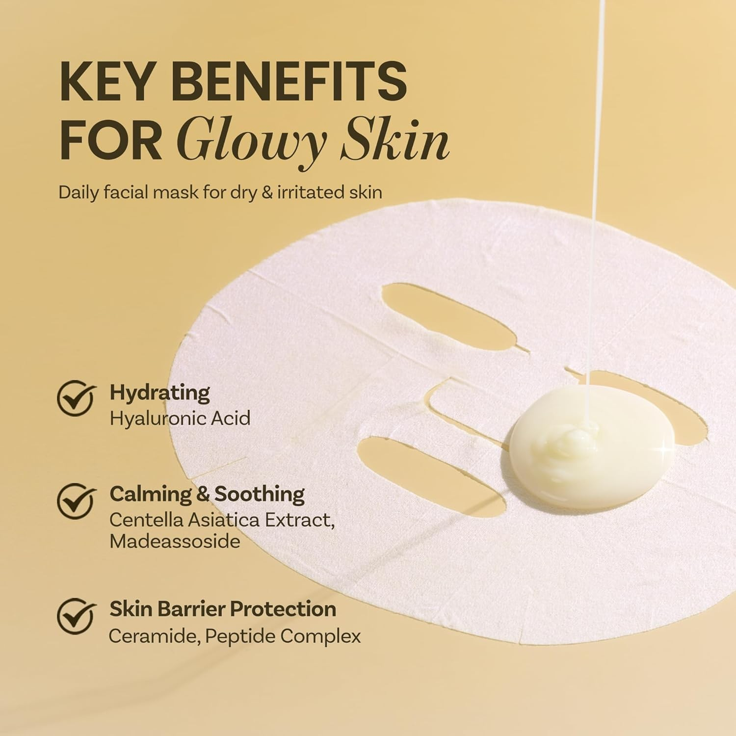 ONGREDIENTS Skin Barrier Calming Mask 27ml*6PCS